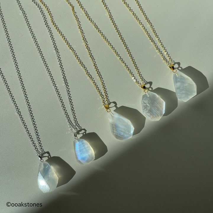 Free Form Moonstone Necklace