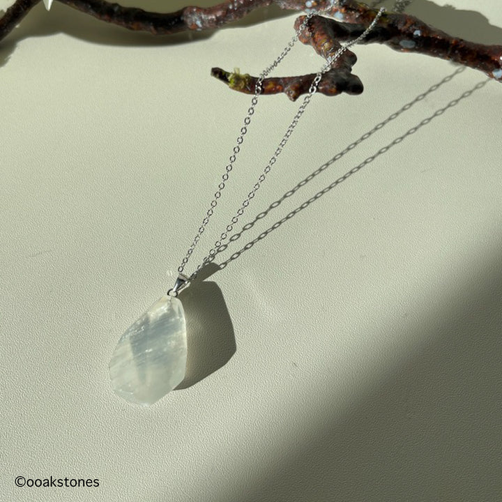 Free Form Moonstone Necklace