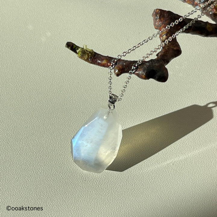 Free Form Moonstone Necklace