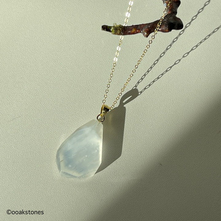 Free Form Moonstone Necklace