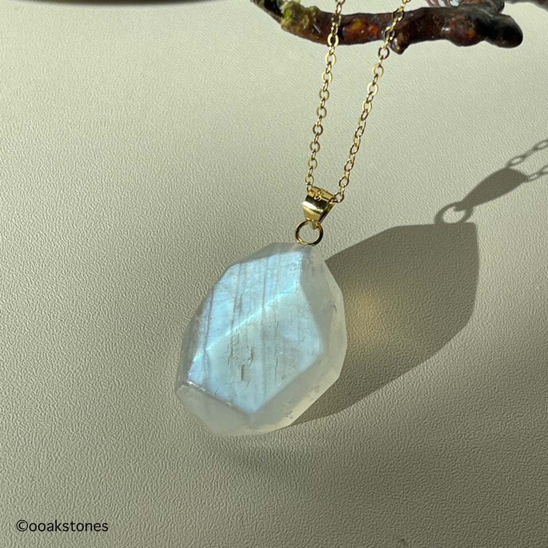 Free Form Moonstone Necklace