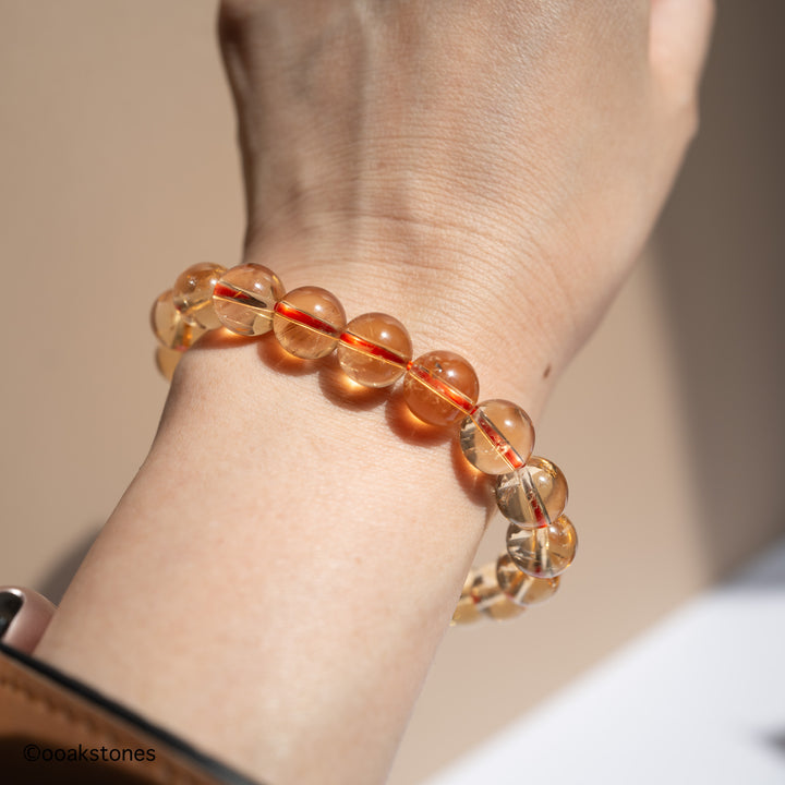 Natural Citrine Bracelet | Hand-Selected
