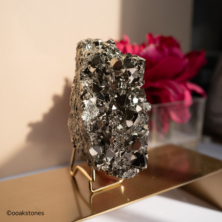 Natural Pyrite mineral specimen for collectors and home décor