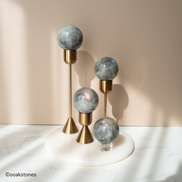 Fire Labradorite Sphere