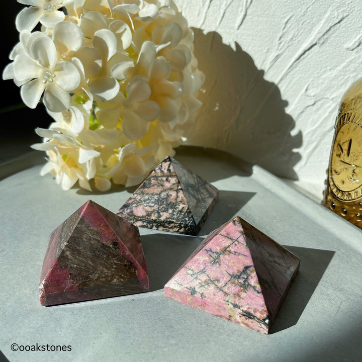 Rhodonite Pyramid