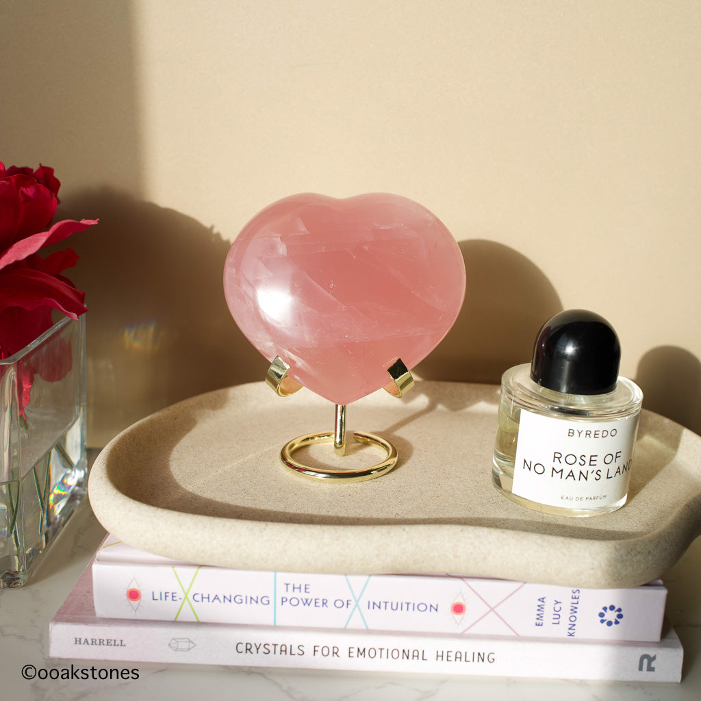 Rose Quartz Heart