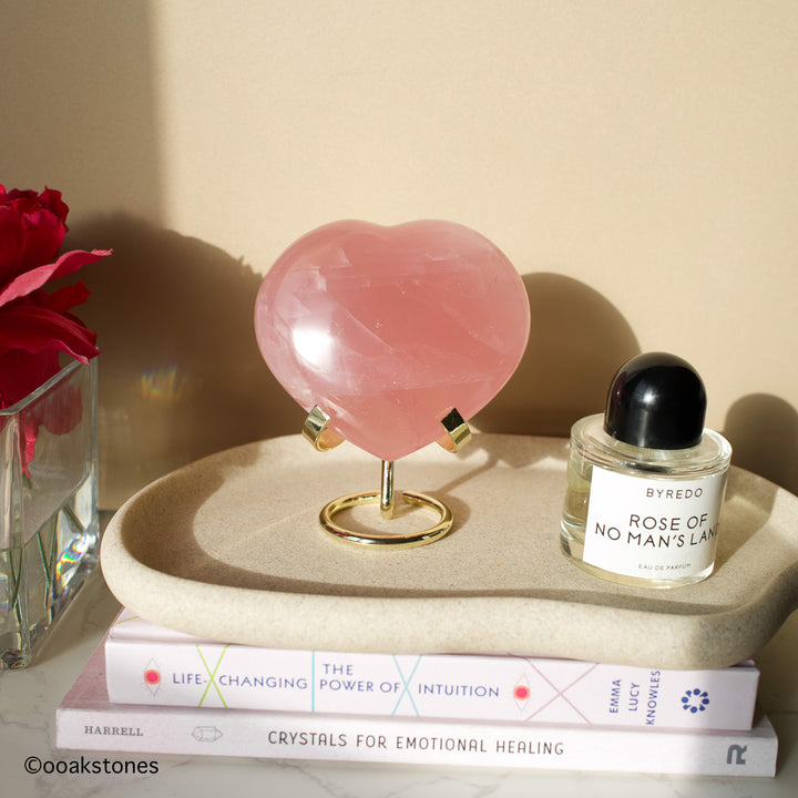 Rose Quartz Heart