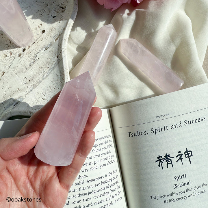 Rose Quartz Round Point