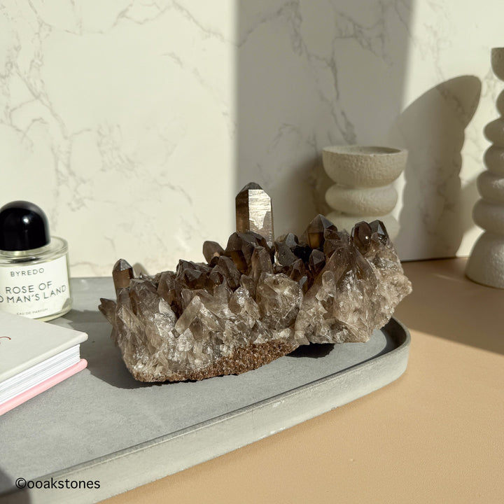 Smoky Quartz Clusters