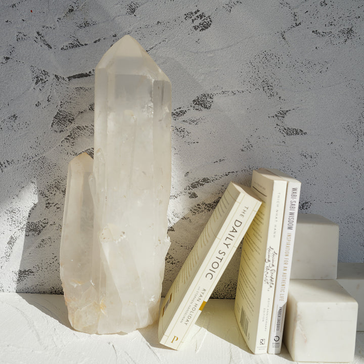 Statement Clear Quartz Raw Point