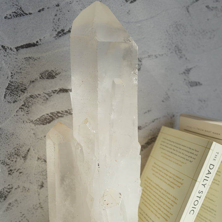 Statement Clear Quartz Raw Point