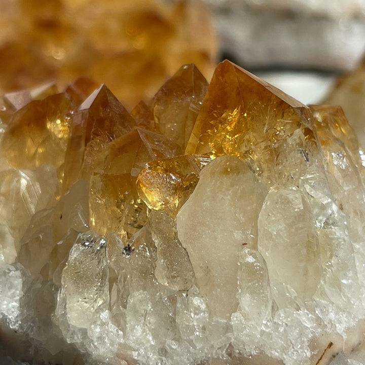 Treated Citrine Clusters