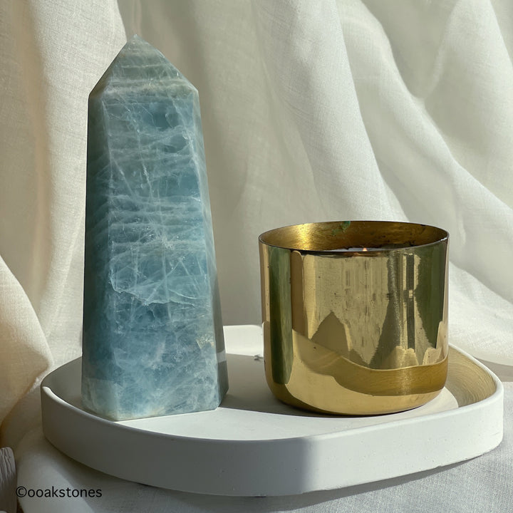 Polished Aquamarine Point