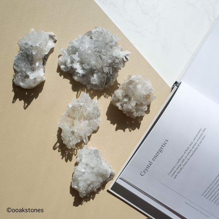 Chrysanthemum Clear Quartz Cluster