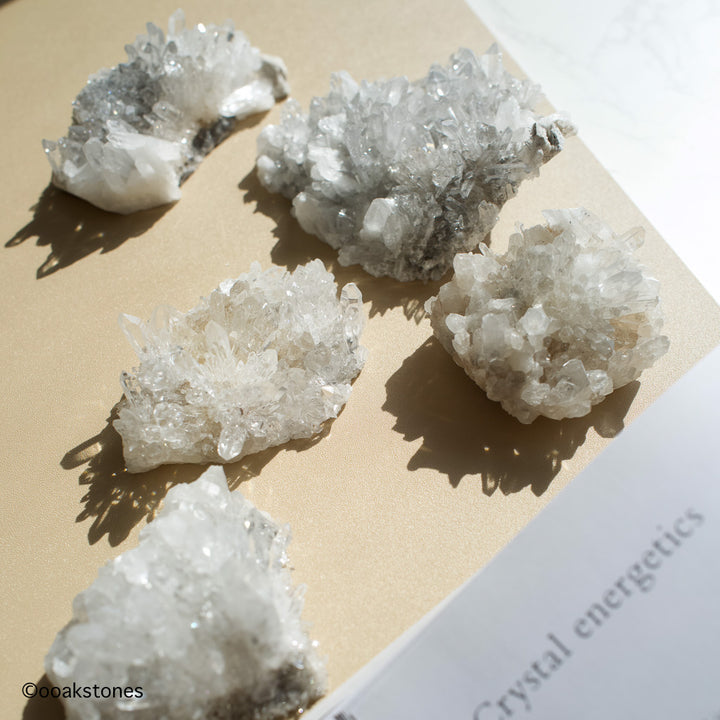 Chrysanthemum Clear Quartz Cluster