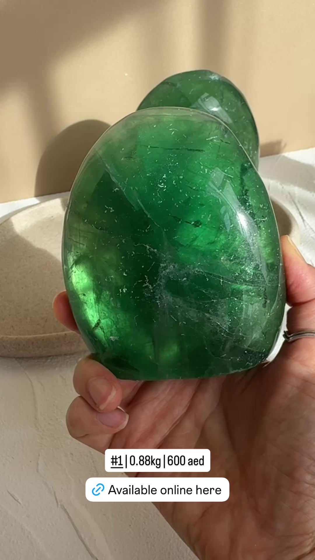 Green Fluorite Freeform