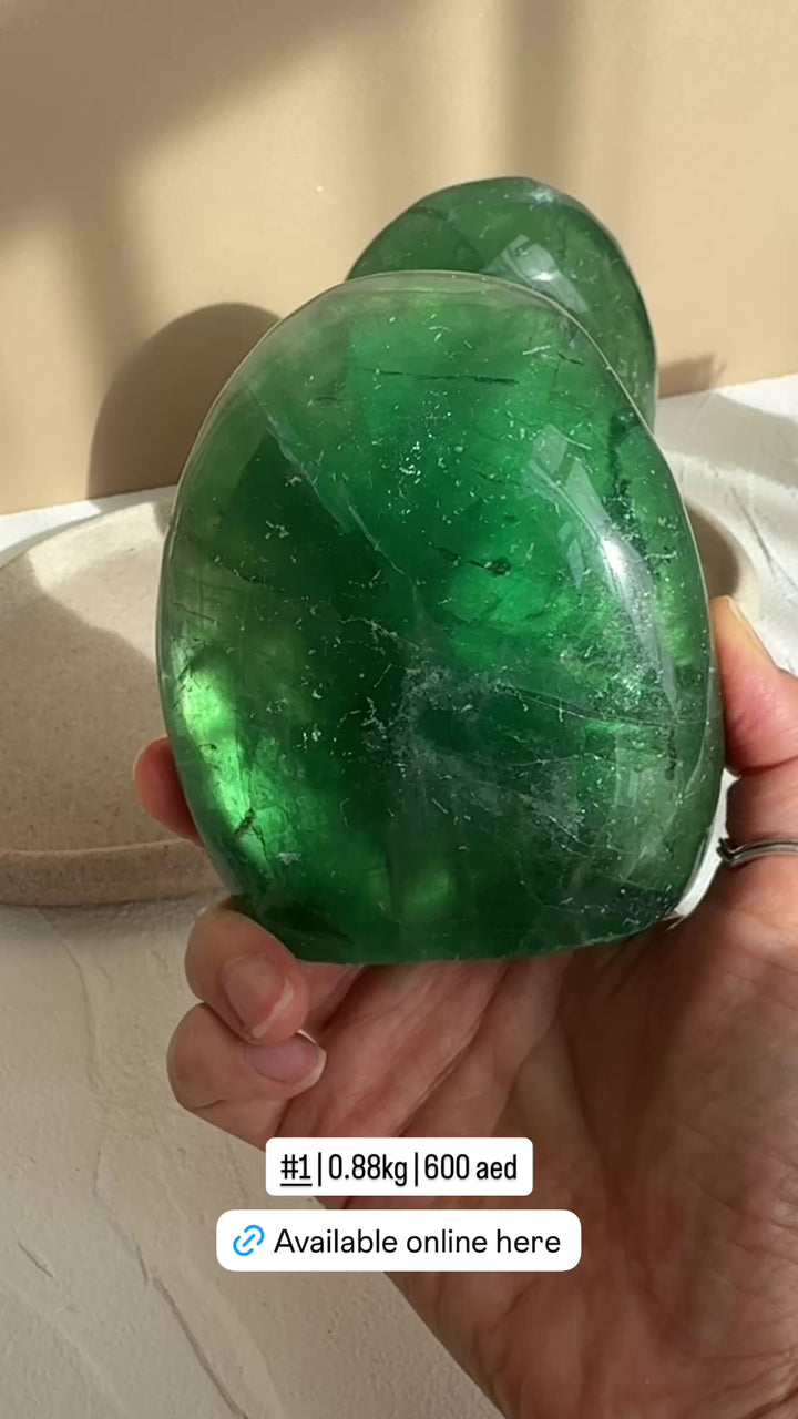 Green Fluorite Freeform