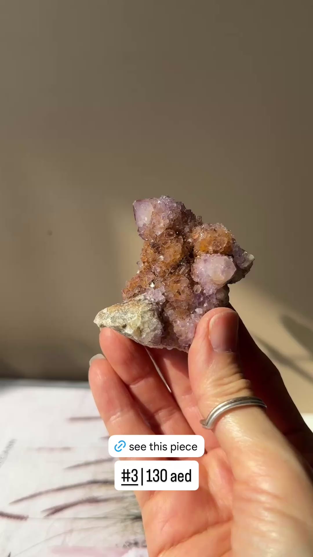 Dark Amethyst Spirit Quartz Clusters