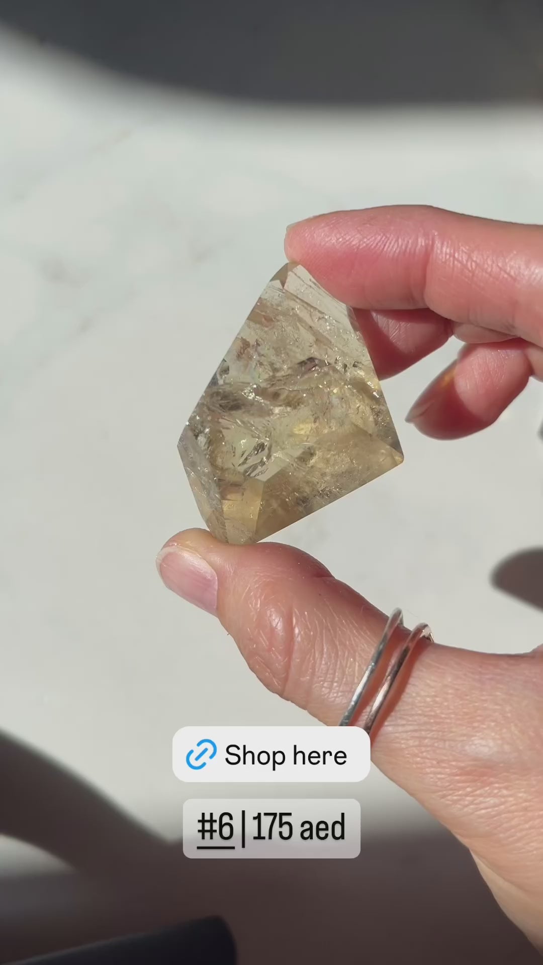 High Clarity Natural Brazilian Citrine - Free Form