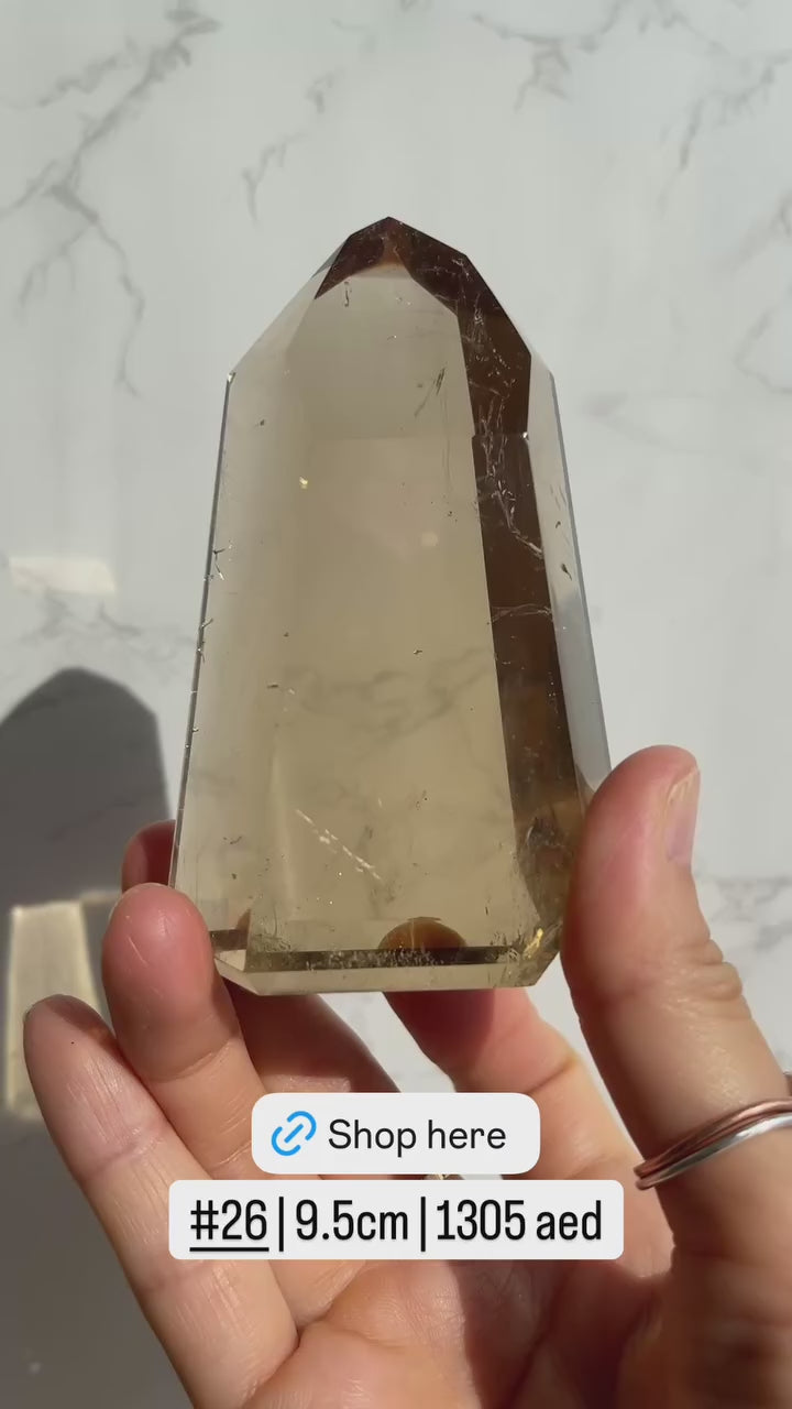 Natural Brazilian Citrine Point