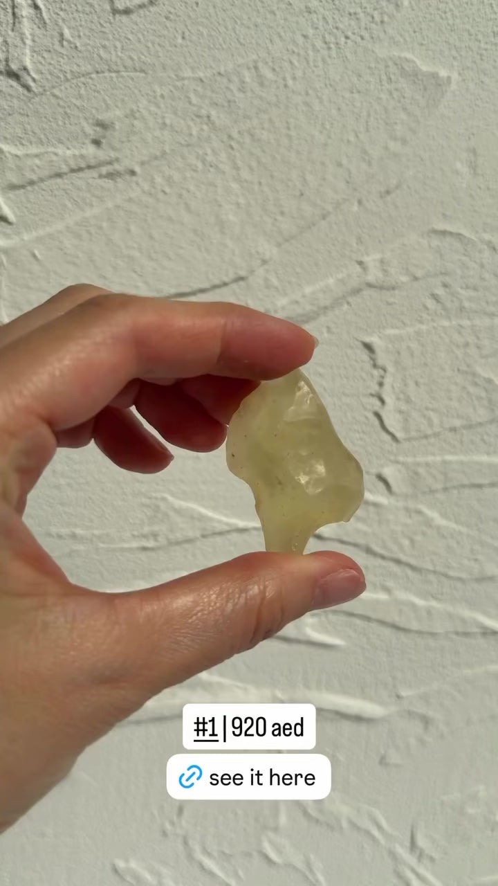 Libyan Desert Glass | Natural Sahara Impact Glass