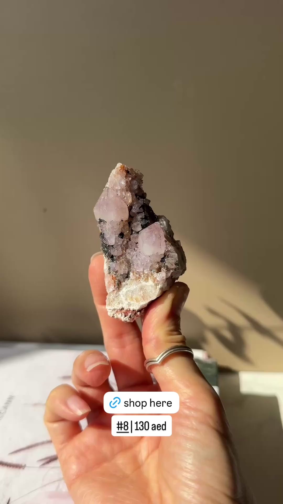 Dark Amethyst Spirit Quartz Clusters