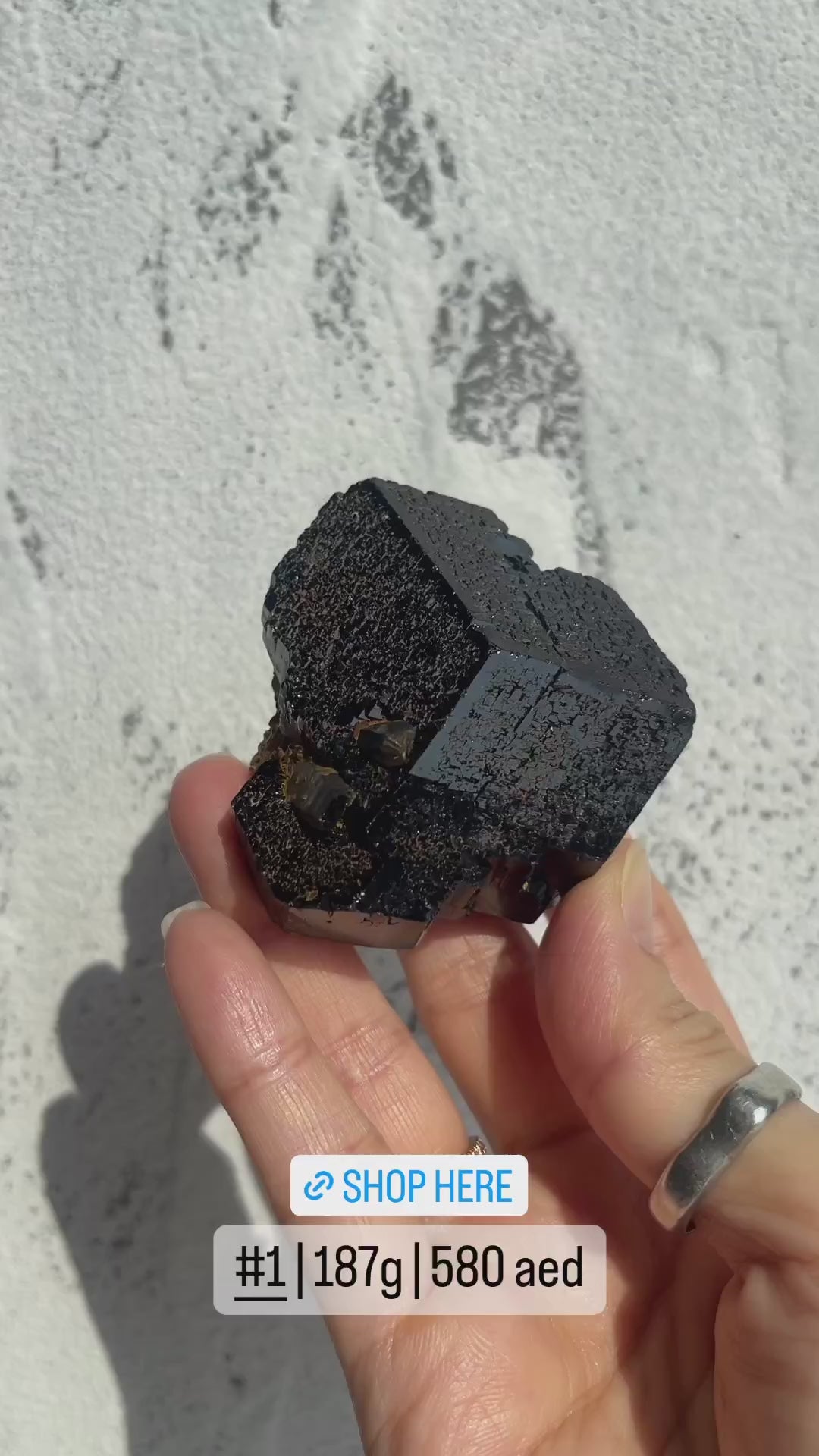 Namibian Raw Black Tourmaline