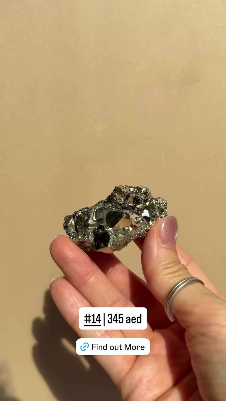 Octahedron Pyrite Cluster | Peru