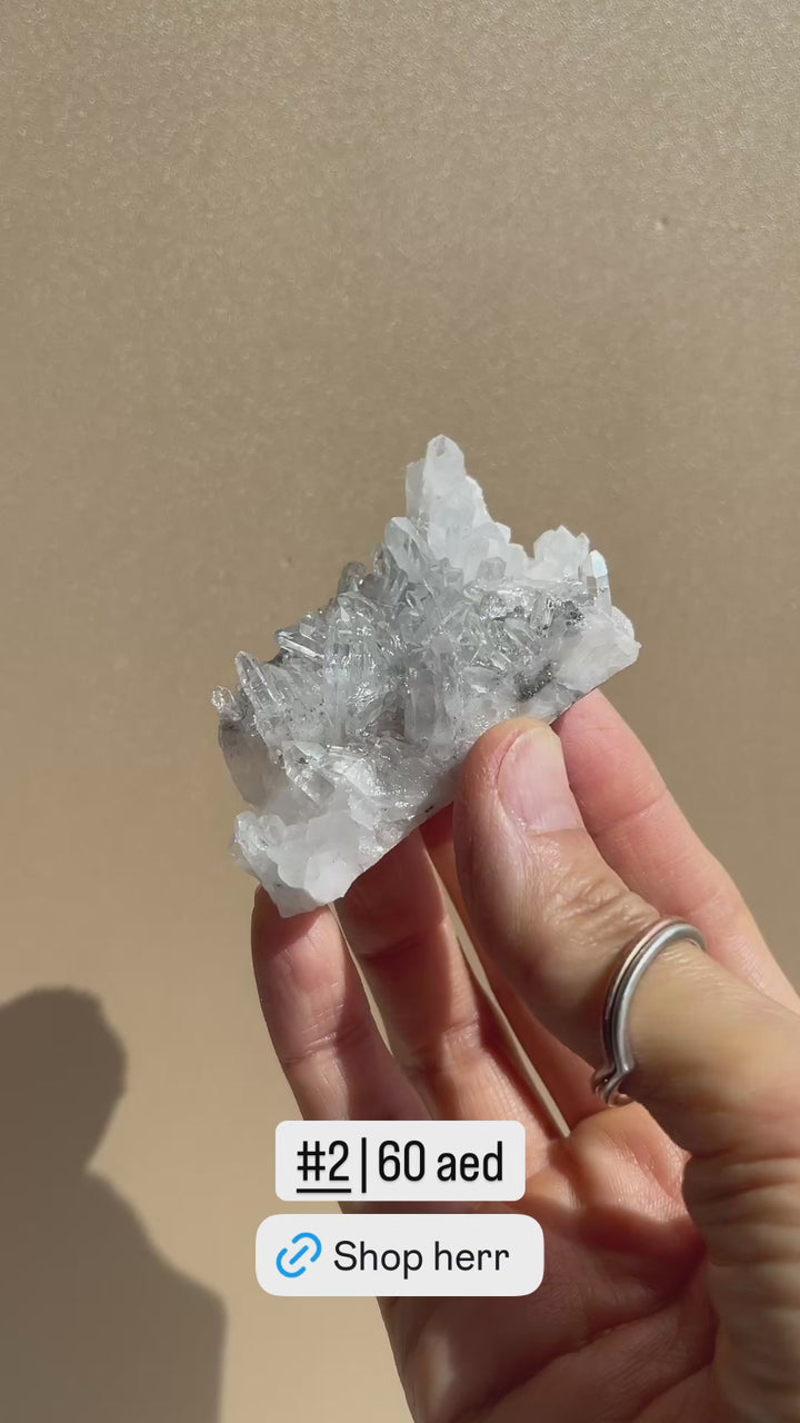 Chrysanthemum Clear Quartz Cluster