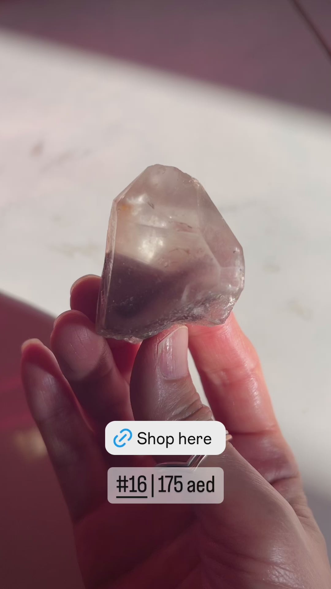 Lithum Quartz Raw Point