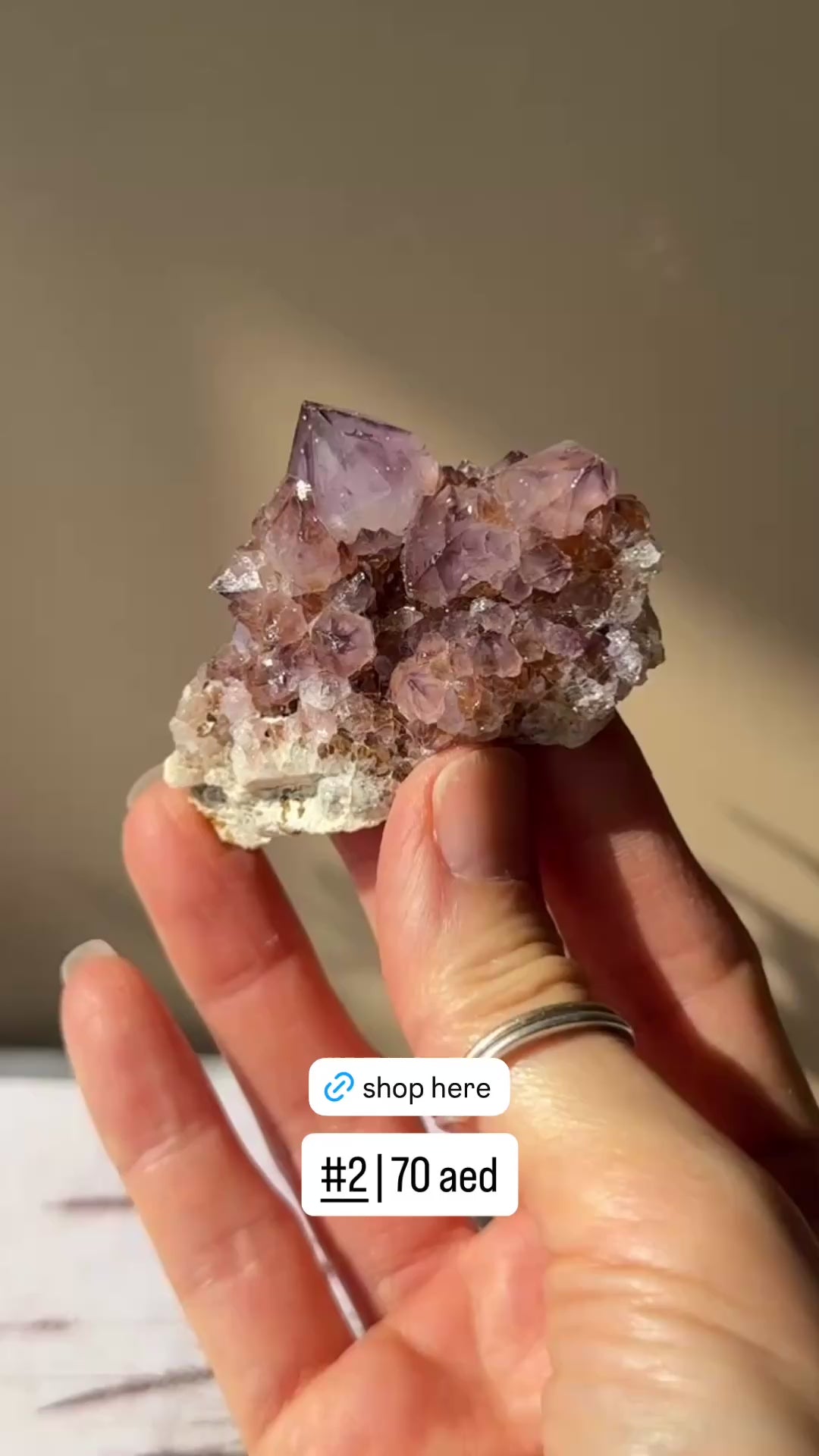 Dark Amethyst Spirit Quartz Clusters
