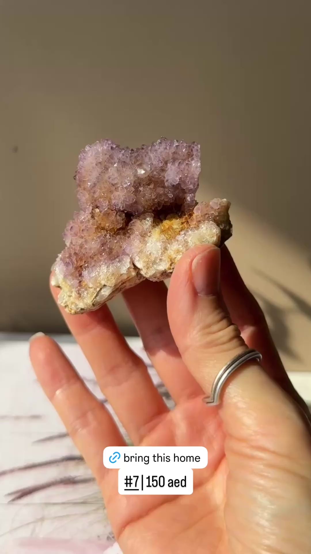 Dark Amethyst Spirit Quartz Clusters