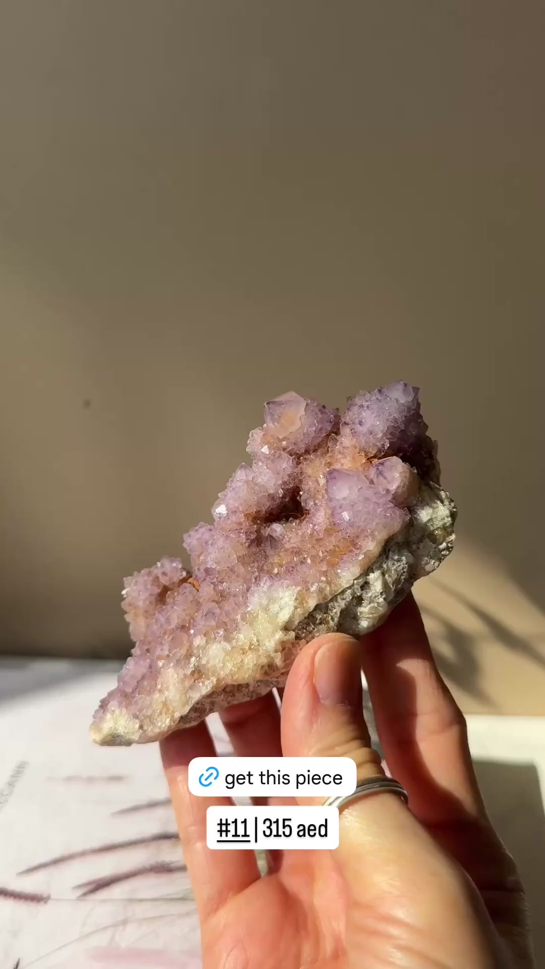 Dark Amethyst Spirit Quartz Clusters