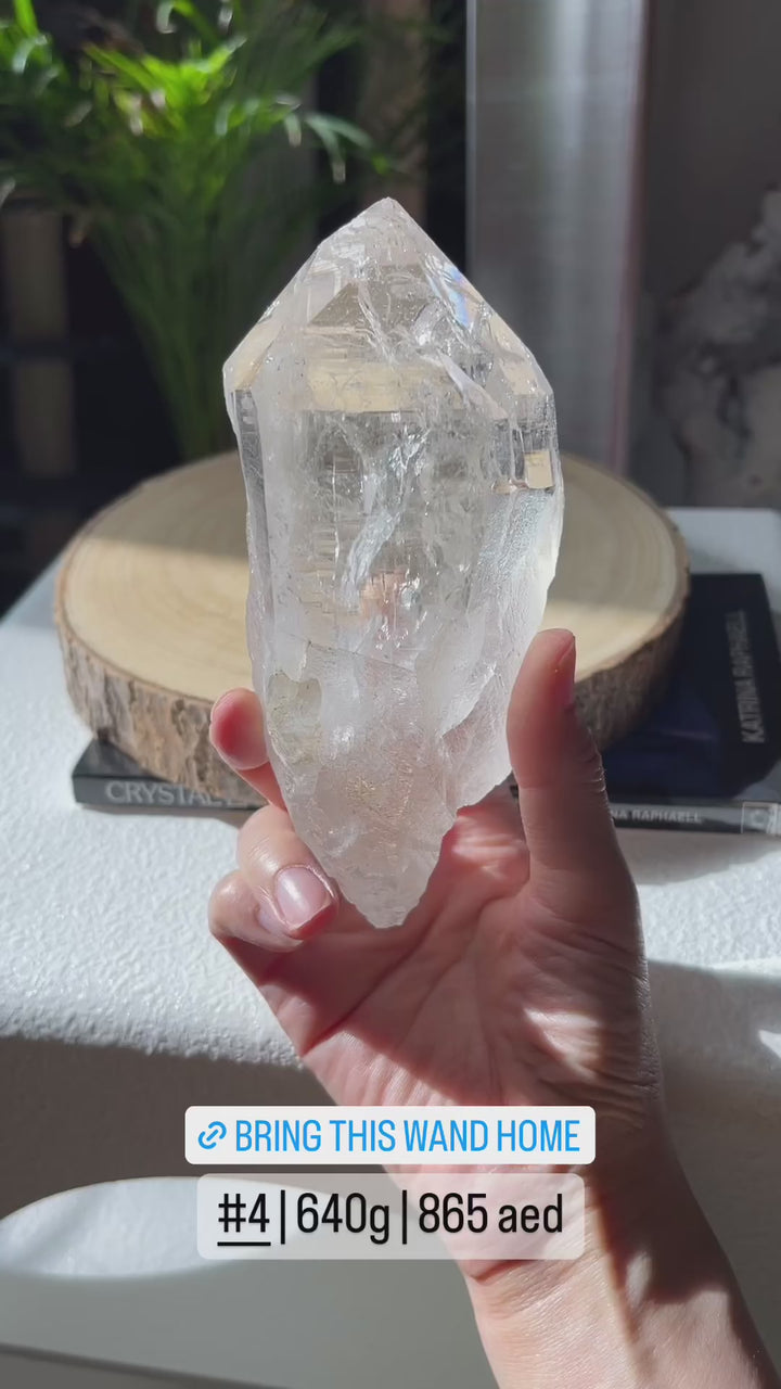 Samadhi Himalayan Meditation Quartz Wand