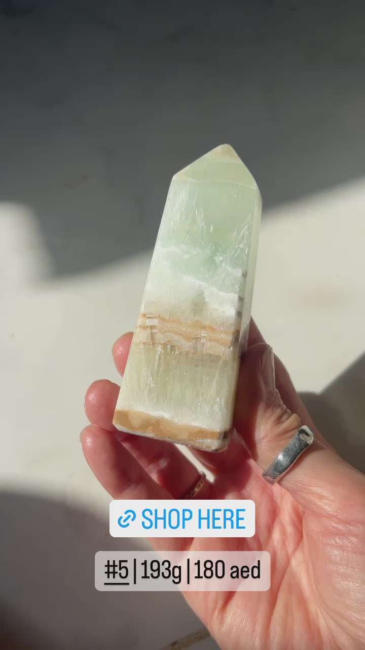 Caribbean Calcite Obelisk