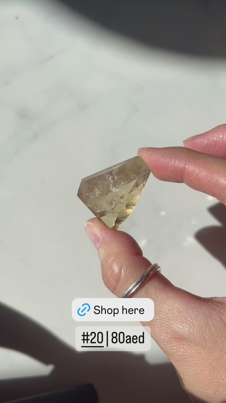 High Clarity Natural Brazilian Citrine - Free Form