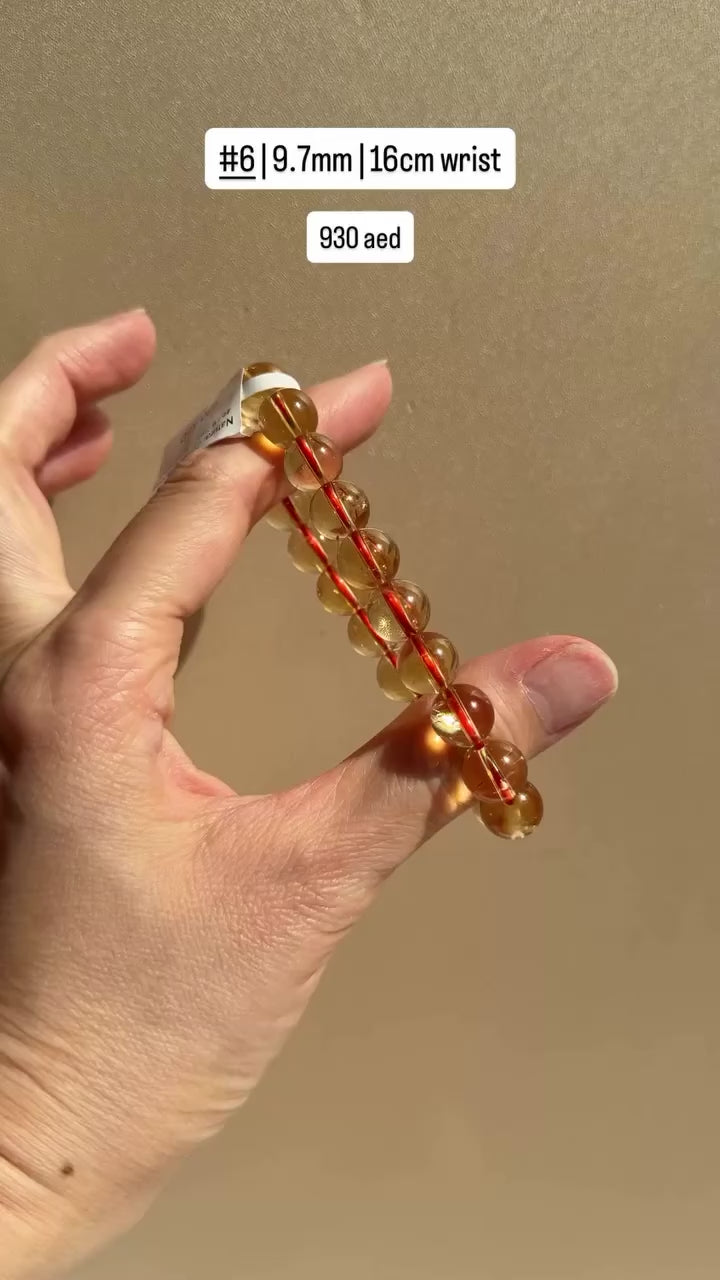 Natural Citrine Bracelet | Hand-Selected
