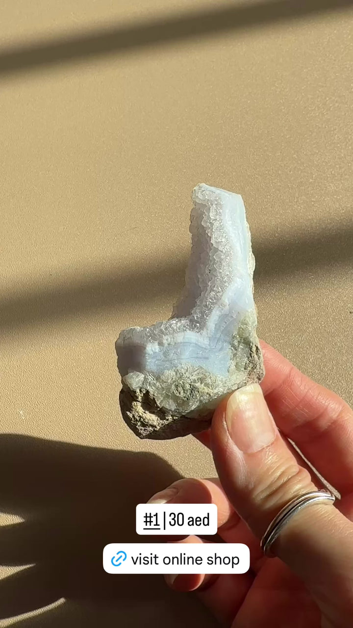 Raw Blue Lace Agate