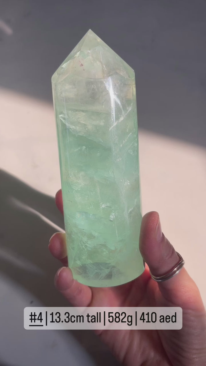 Green Fluorite Tower