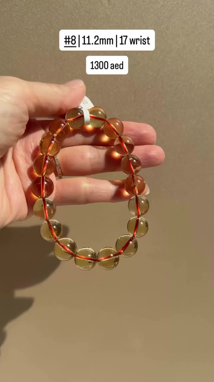Natural Citrine Bracelet | Hand-Selected