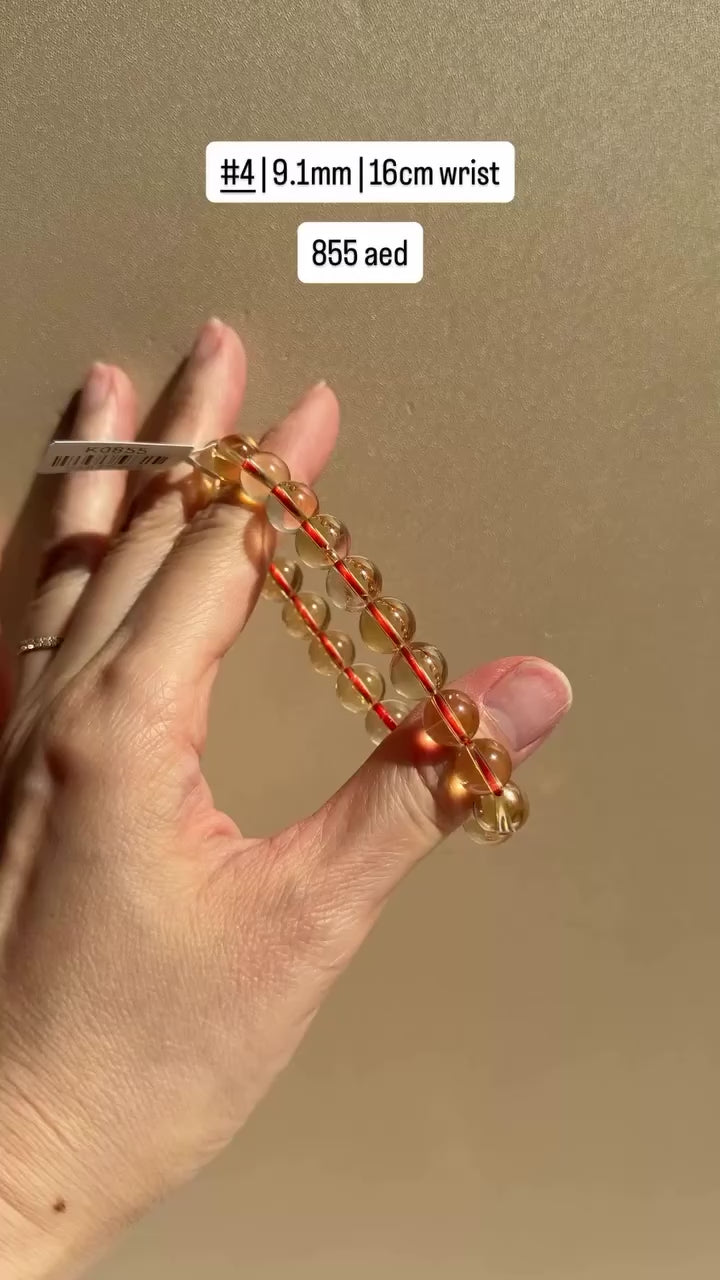 Natural Citrine Bracelet | Hand-Selected