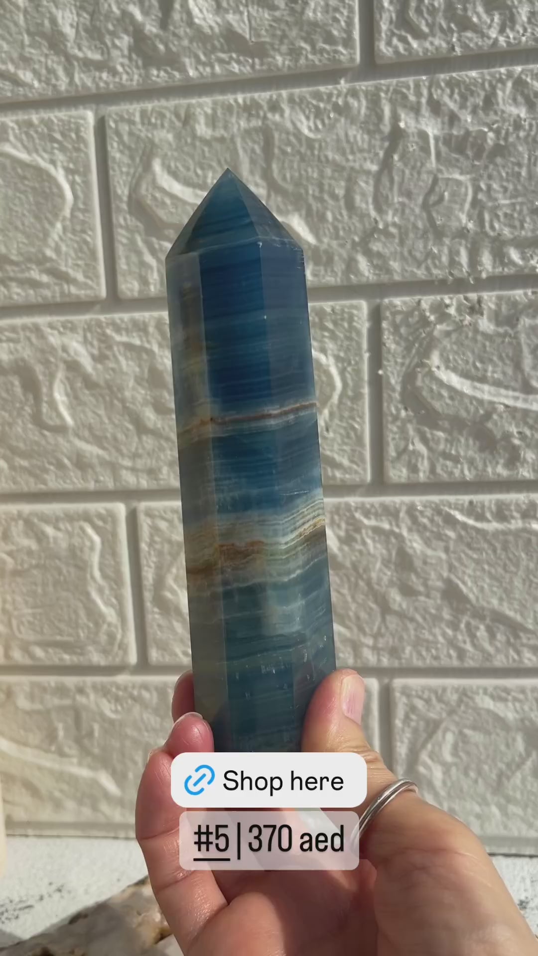 Argentine Blue Banded Calcite Generator