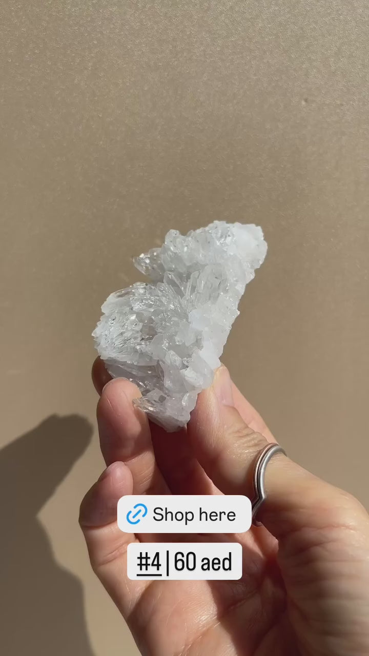 Chrysanthemum Clear Quartz Cluster