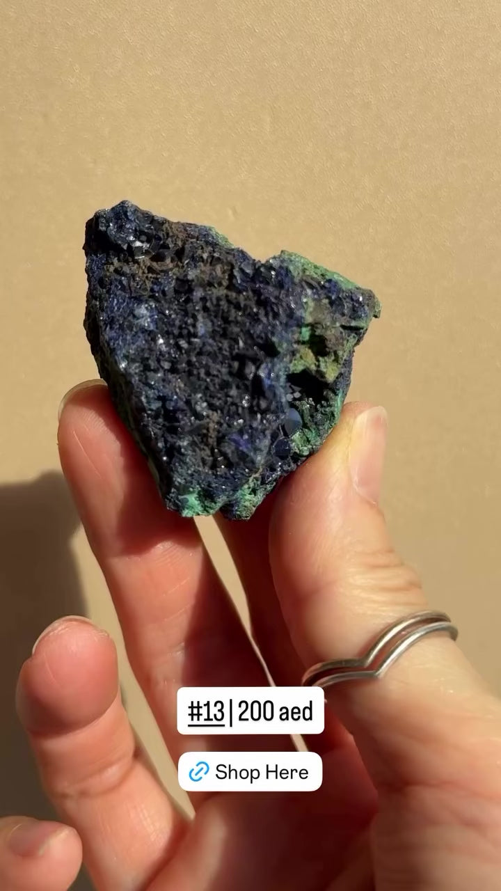 Raw Azurite with Malachite | Anhui, China