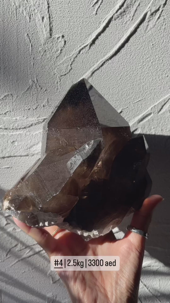 Malawi Smoky Quartz Cluster