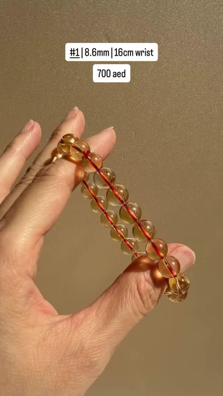 Natural Citrine Bracelet | Hand-Selected