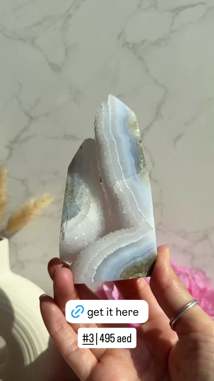 Druzy Blue Lace Agate