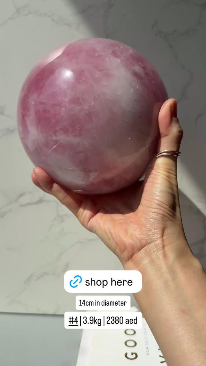 Rose Quartz Sphere