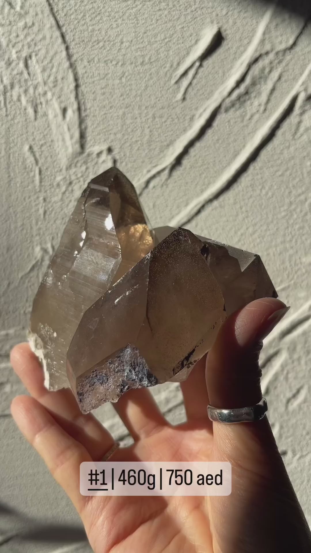 Malawi Smoky Quartz Cluster