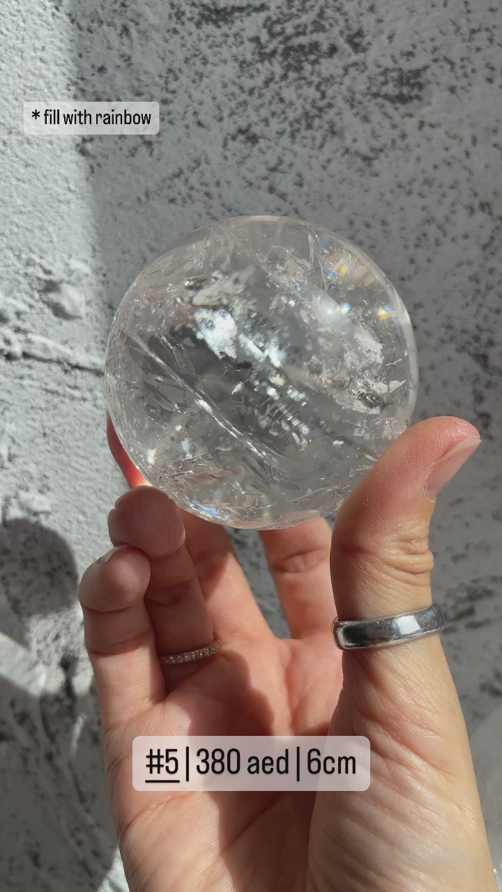 Clear Quartz Spheres